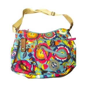 Lily bloom crossbody bag floral print